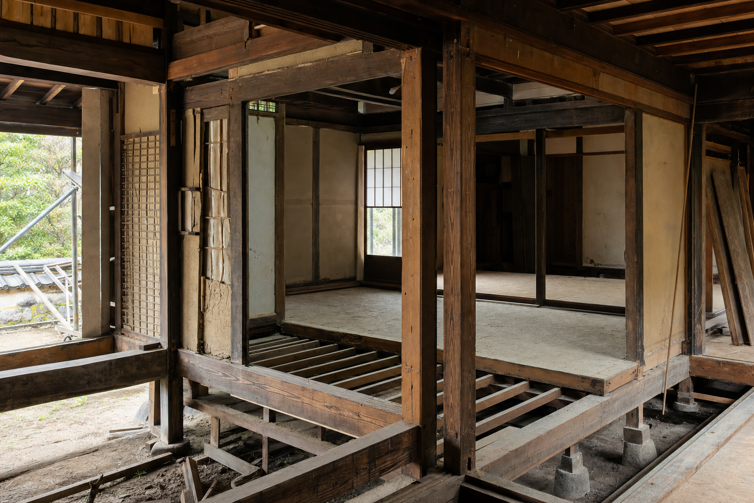 古民家リフォームで失敗する人が見落とす「解体してみないと分からない」の中身【建築設計者が解説】